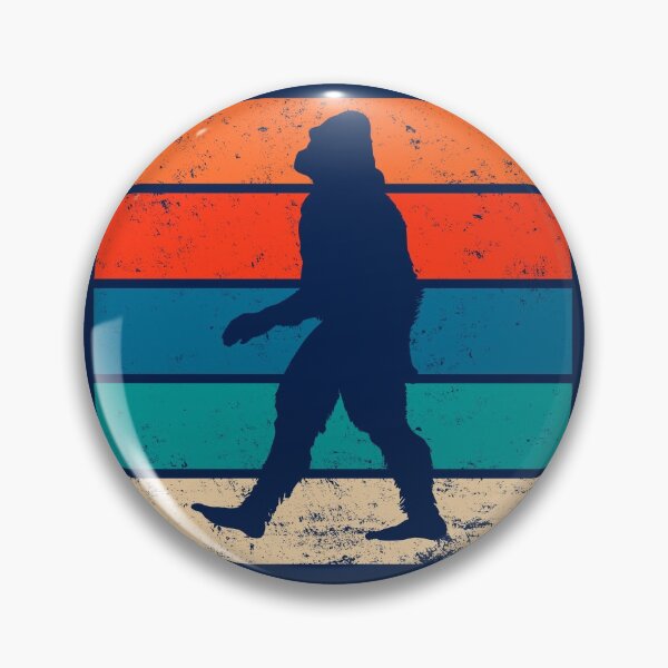Item preview, Sasquatch Grunge Stripes - Retro Bigfoot designed and sold by AllisonDelDuca.