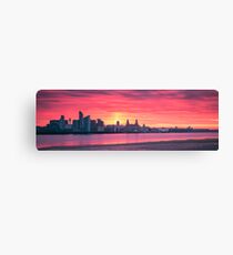 Liverpool Sunrise Panoramic Canvas Print