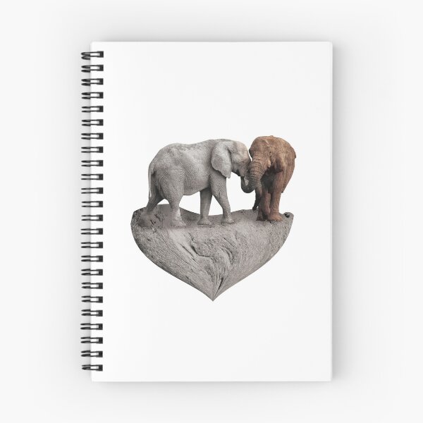 Item preview, Stone elepehants, romance, love, cute.  designed and sold by vocej.