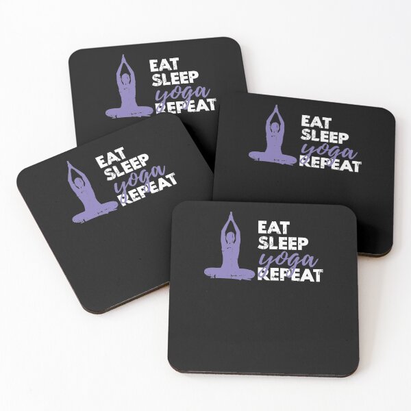 Item preview, Eat Sleep Yoga Repeat Meditation Yoga Gift designed and sold by jeffded.