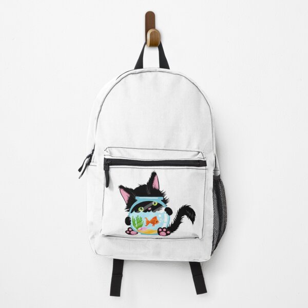 Item preview, Black Kitten, Fish in Fishbowl designed and sold by jeannierose.
