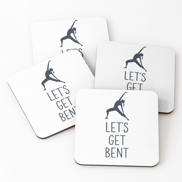 Item preview, Let's Get Bent Yoga Design designed and sold by SideStreetPress.