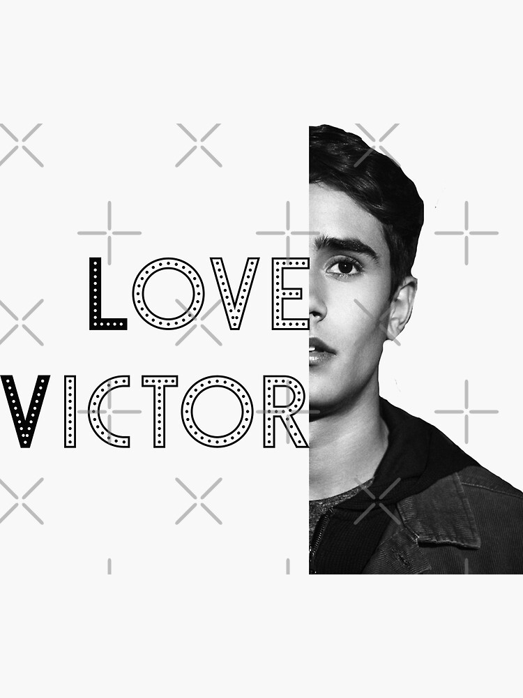 Love Victor hulu Sticker for Sale by missmarylin