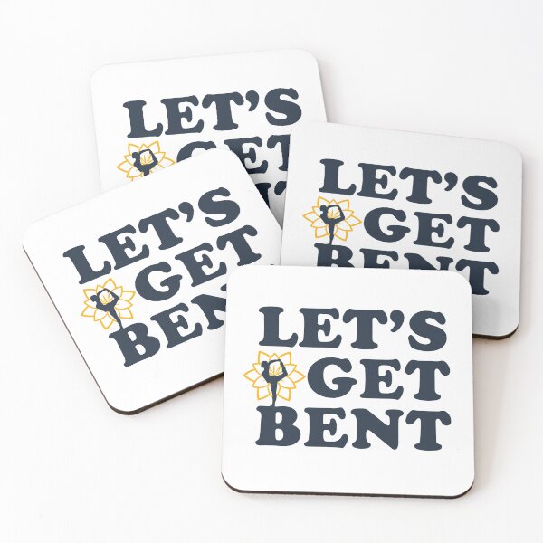 Item preview, Let's Get Bent Yoga Lotus Design designed and sold by SideStreetPress.
