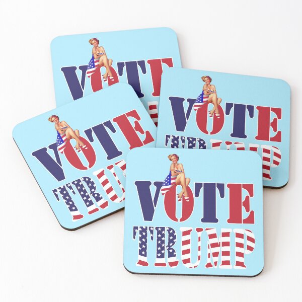 Item preview, Vote Trump 2020 PinUps designed and sold by Warrior Veteran Clothing.