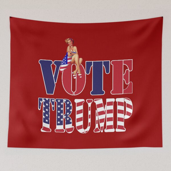 Item preview, Vote Trump 2020 PinUps designed and sold by Warrior Veteran Clothing.