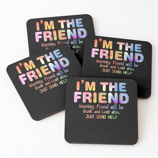 Item preview, If Lost Or Drunk Please Return To Friend, I'm The Friend Matching couple  designed and sold by BRONZELBTAYLOR.