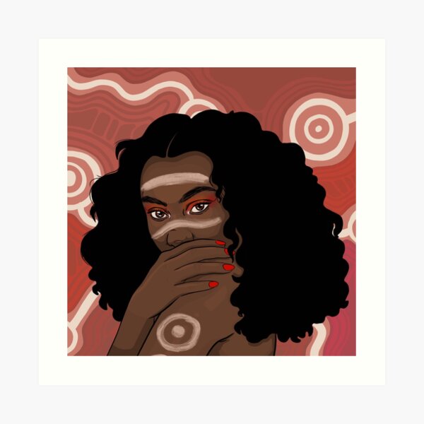 IN THE EYES Art Print