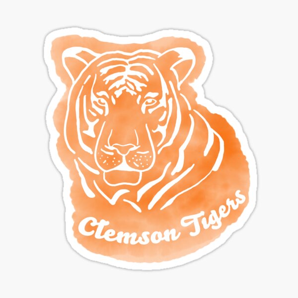 Clemson Growling Tiger Sticker