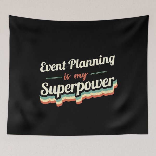 Item preview, Event Planning is my Superpower  designed and sold by Custom365.