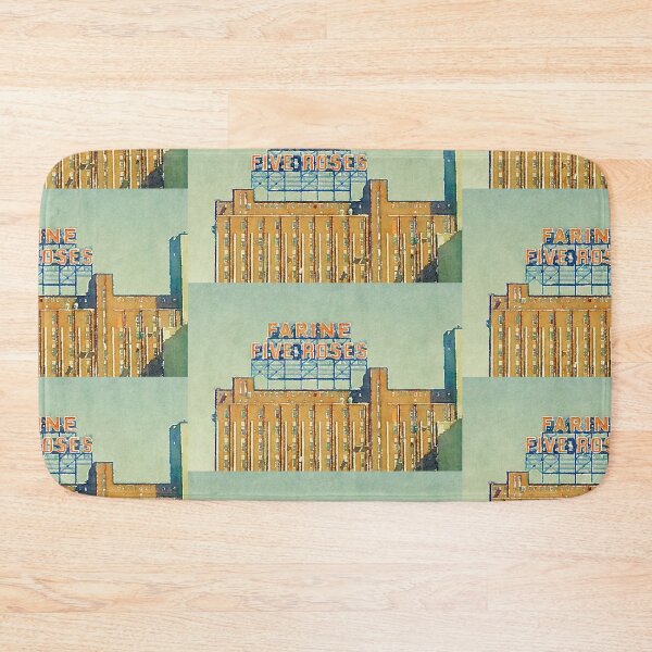 Item preview, Watercolor of the iconic building in Montreal Farine Five Roses designed and sold by isabel poulin.