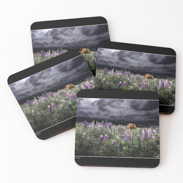Item preview, Soft Light on the Lupine Poster designed and sold by Wayne King.