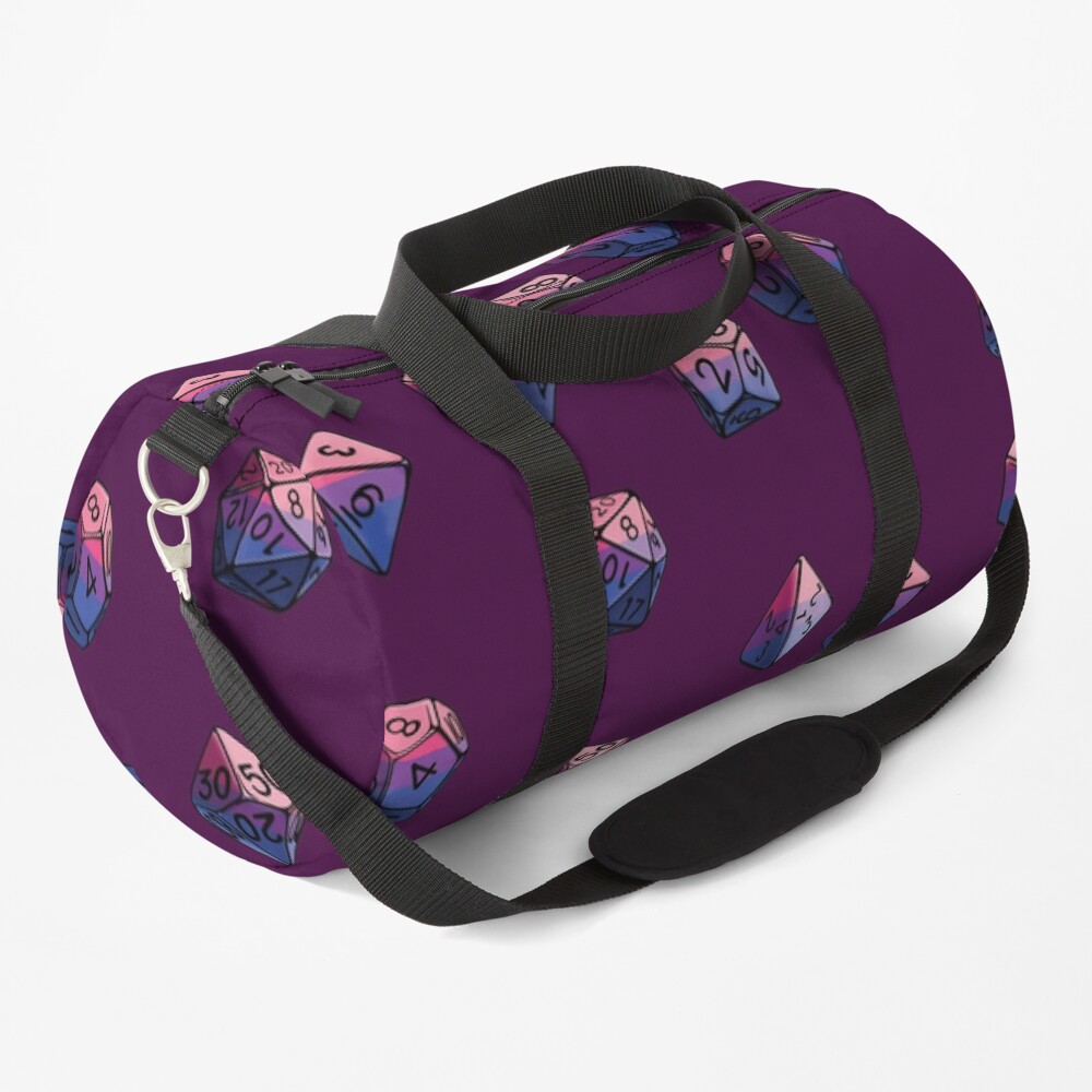 Pride Dice Set: Bisexual Duffle Bag