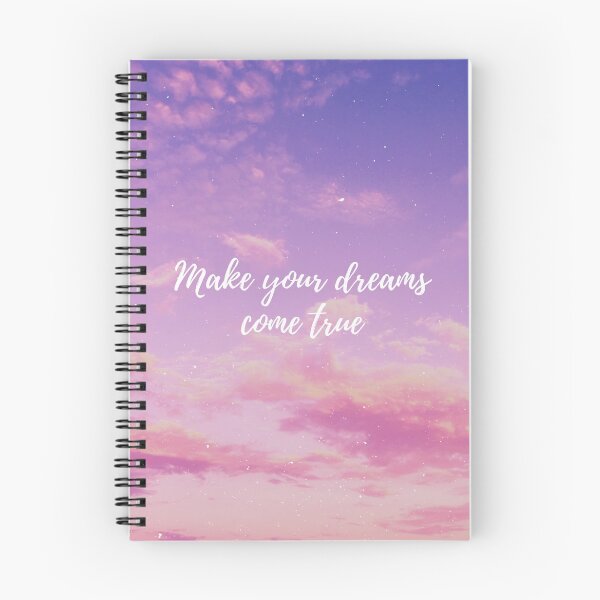 Item preview, Notebook "Make your dreams come true"  designed and sold by vishnyavlada.