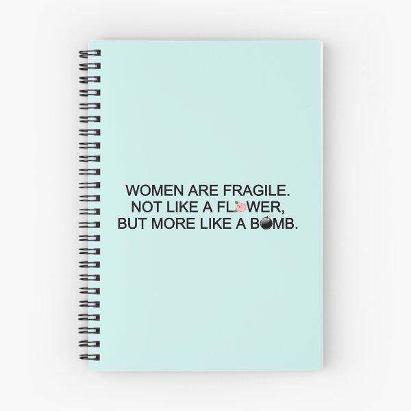 Item preview, Women are fragile ... designed and sold by Alejandra Ruiz de Alda.
