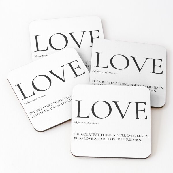 Item preview, Love, The greatest thing you will ever learn, Noun designed and sold by BeebopGraphics.