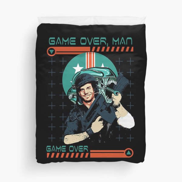 Vista previa del artículo con la obra «Aliens Game Over Man», diseñado y vendido por Ravensclaw3.