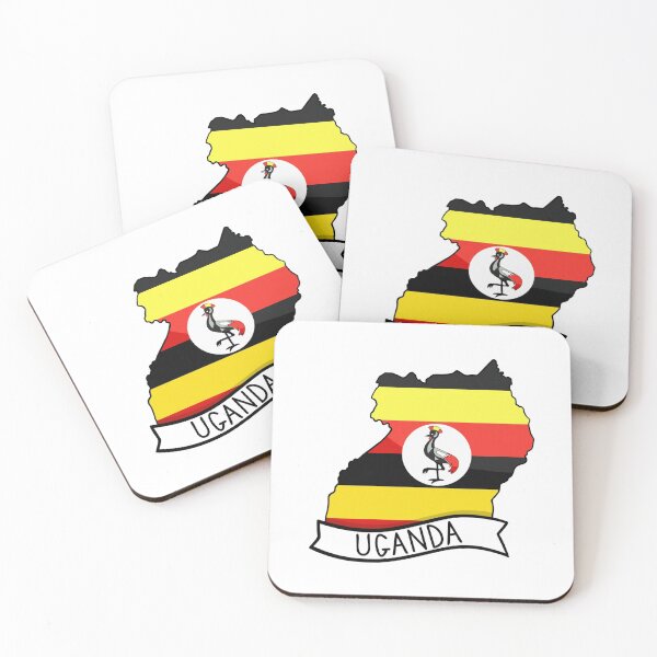 Item preview, Uganda Flag Map Sticker designed and sold by Drawingvild.