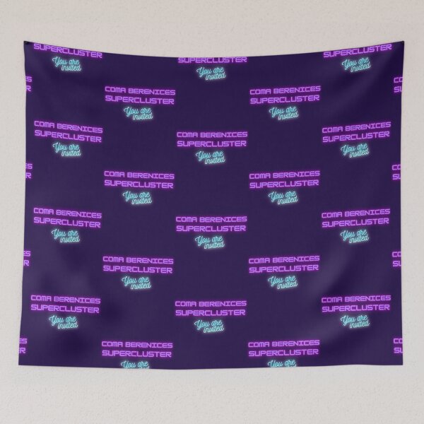 Item preview, Coma Berenices Supercluster Of Galaxies. designed and sold by Geomoon.