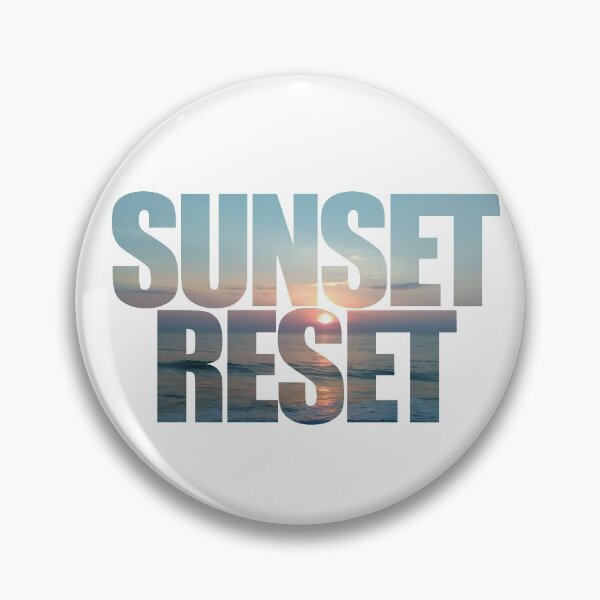Item preview, Sunset Reset On the Water | Light Blue | Short But Sweet Inspirational Quote designed and sold by cherdoodles.