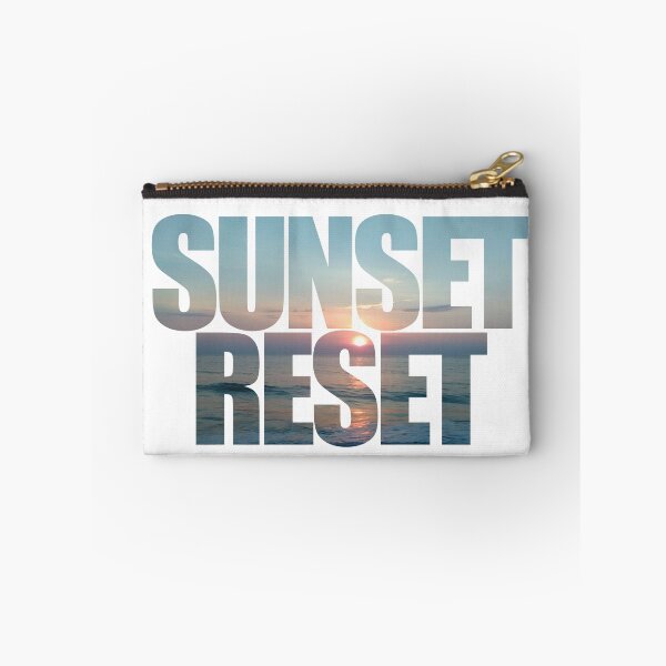 Item preview, Sunset Reset On the Water | Light Blue | Short But Sweet Inspirational Quote designed and sold by cherdoodles.