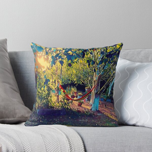 Item preview, Peace and relaxation in a secluded garden, original artwork by Agnès Perry designed and sold by AgnesPerry2020.