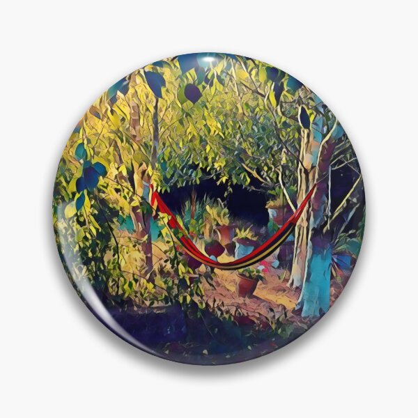 Item preview, Peace and relaxation in a secluded garden, original artwork by Agnès Perry designed and sold by AgnesPerry2020.