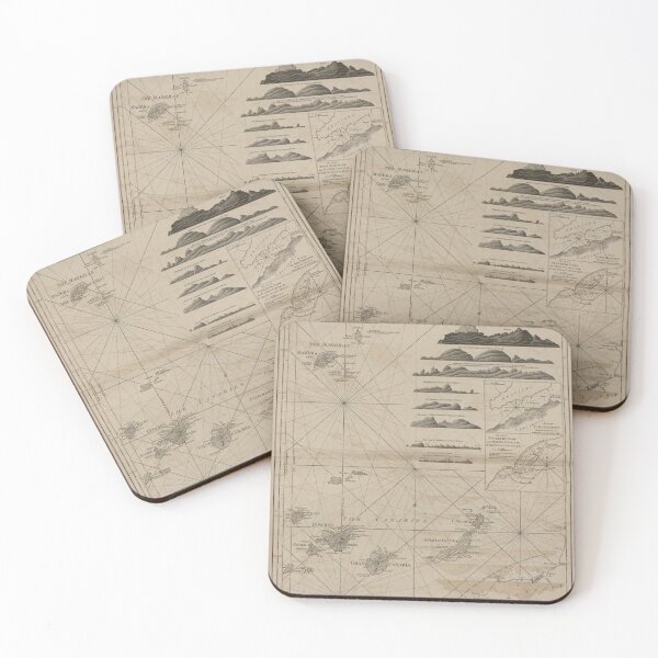 Item preview, Vintage Canary Islands Map (1775) designed and sold by BravuraMedia.