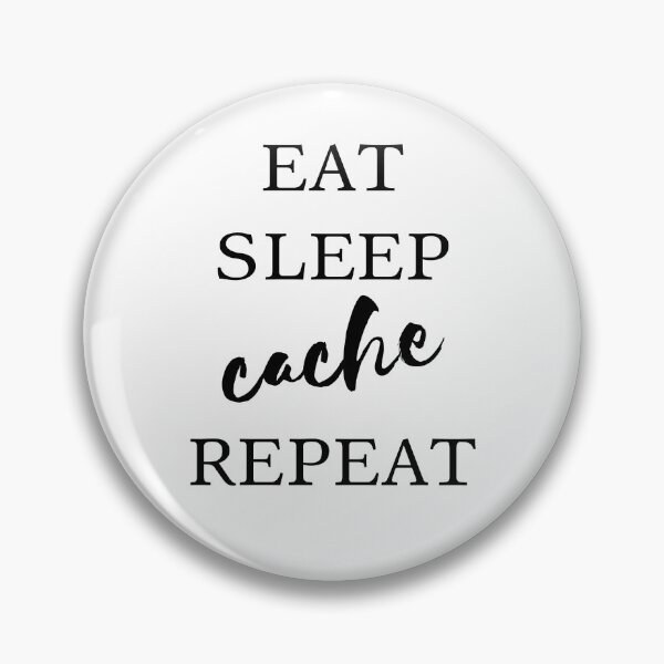 Item preview, Geocaching  eat sleep cache repeat  designed and sold by portrait4you.