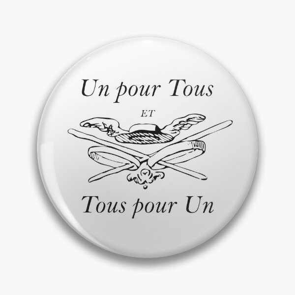 Item preview, Un pour Tous et Tous pour un - All for One and One for All - The Three Musketeers designed and sold by Vintage-TM.