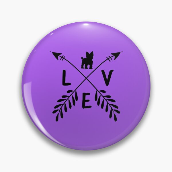 Item preview, Love Yorkie, Yorkie Mama, Purple Color, Yorkshire Terrier, Yorkie Gifts, Mother Tees, Cute Illustration, Teacup Yorky, Violet Neon designed and sold by Annona-.