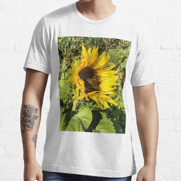 "Fall Sunflowers and Butterflies" Tshirt by LilLambArtistry Redbubble