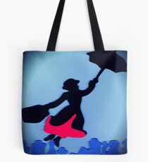 Mary Poppins In Flight Tote Bag