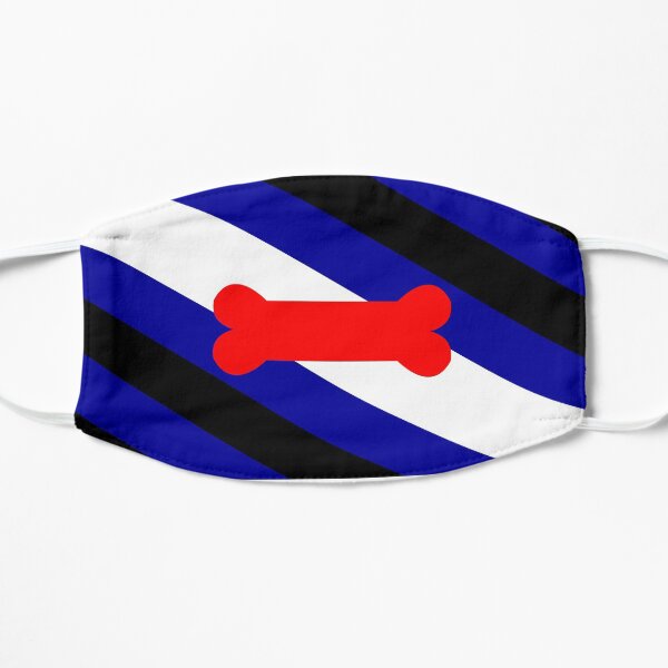 Pup Pride Flag Flache Maske