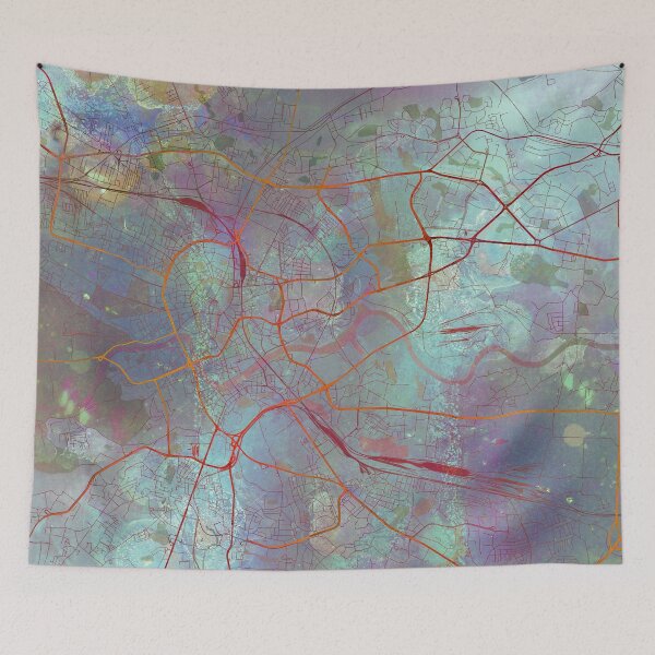 Item preview, Krakow Poland Street Map Urban designed and sold by IvonDesign.