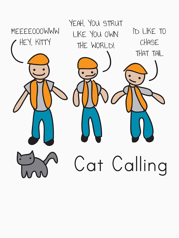 "Cat Calling" Tshirt for Sale by deepfriedpudge Redbubble cat