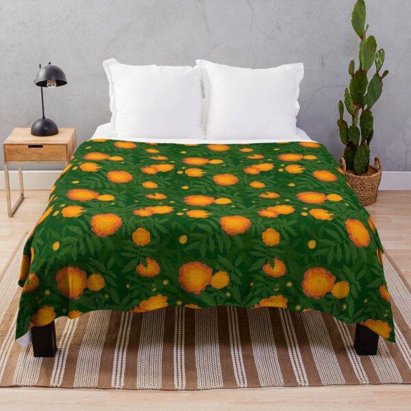 Item preview, Illustrated Marigolds designed and sold by Katie O'Shaughnessy.