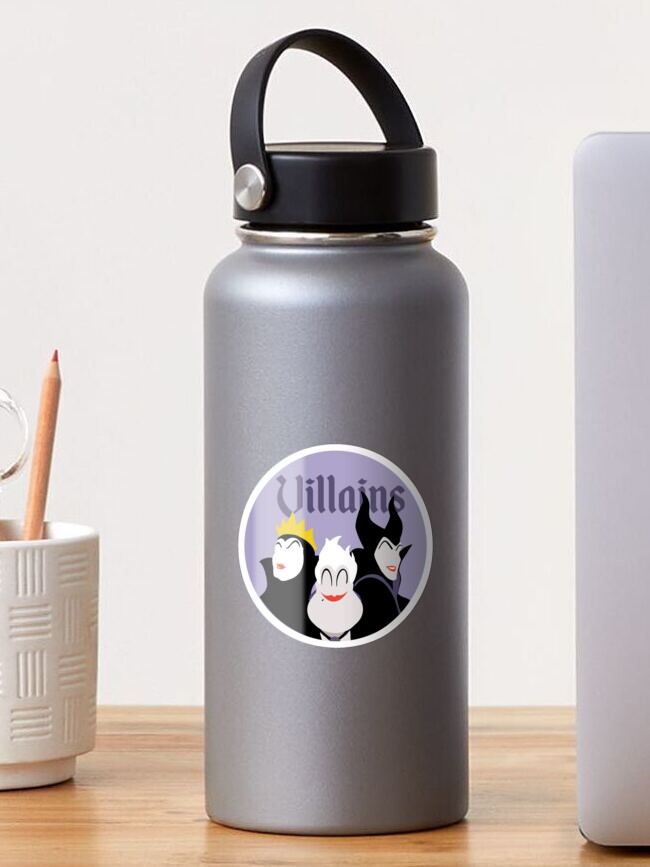 Disney Villains Defeat Smile Repeat 22 Oz Stainless Steel Water Bottle