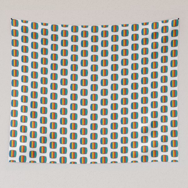 Item preview, A warm color inspired tele pattern designed and sold by Aver0-art.