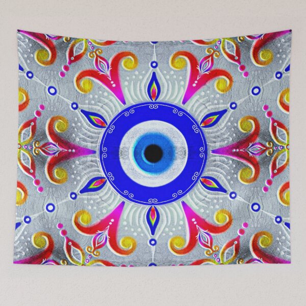 Item preview, Nazar boncuk, eye bead, evil eye, protection, amulet designed and sold by nitty-gritty.