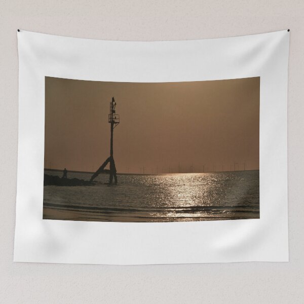 Item preview, Seascape:    River Mersey Estuary,Popular Fishing Spot. designed and sold by ALEXANDER  STEPHEN PEMBERTON.
