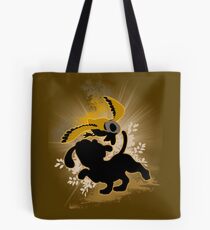 Super Smash Bros. Brown Duck Hunt Dog Silhouette Tote Bag