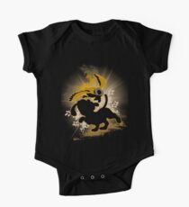 Super Smash Bros. Brown Duck Hunt Dog Silhouette One Piece - Short Sleeve