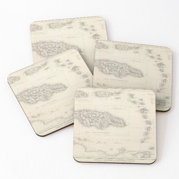 Item preview, Vintage Map of the Caribbean (1848) designed and sold by BravuraMedia.