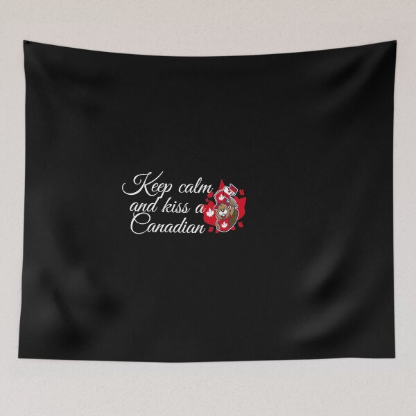 Item preview, keep calm and kiss a canadian designed and sold by Designs That Speak ✨.