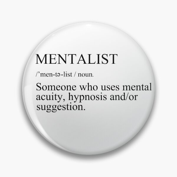 Item preview, The mentalist Definition(Black) designed and sold by bibliophan.