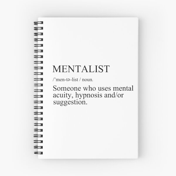 Item preview, The mentalist Definition(Black) designed and sold by bibliophan.