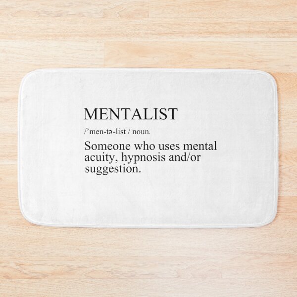 Item preview, The mentalist Definition(Black) designed and sold by bibliophan.