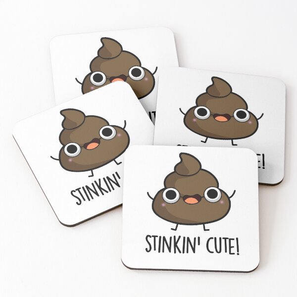 Item preview, Stinkin Cute Funny Poop Puns  designed and sold by punnybone.