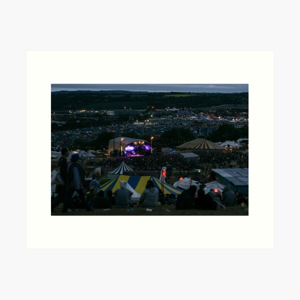 Item preview, Park Stage from Pennards Hill - Dusk designed and sold by Martin Harradine.